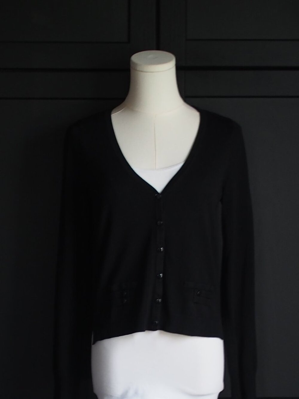 Smart Set | Lightweight V-Neck Button-Front Cardigan